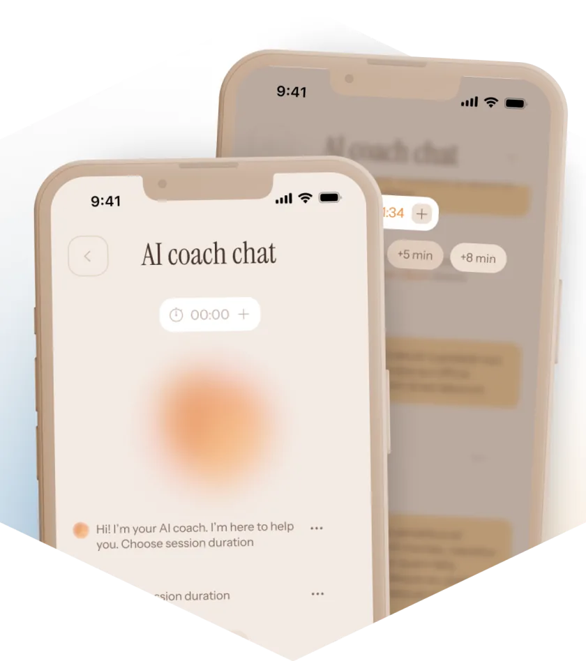 AI Coach screen in the Intentions app